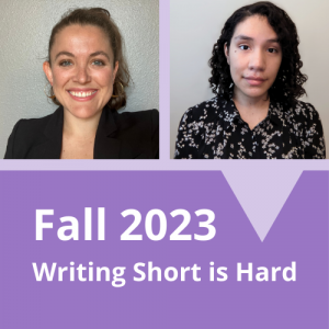 Interview with Fall 2023 CCP: Olivia Brophy and Athena Loredo